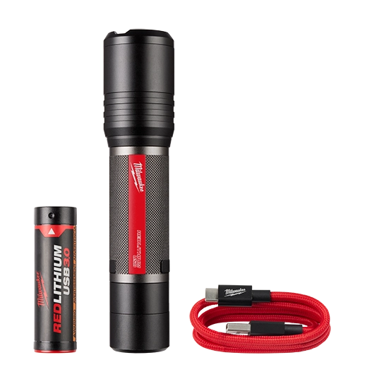 Linterna de enfoque deslizante REDLITHIUM™ USB de 2,000 L Milwaukee 2162-21