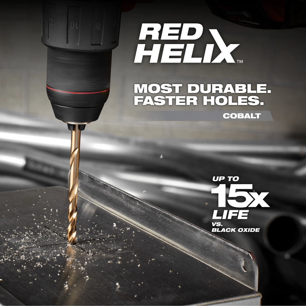 Broca de cobalto RED HELIX™ de 31/64" Milwaukee 48-89-2328 - imagen 5