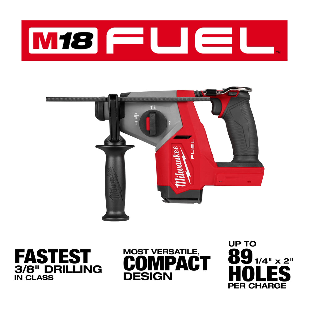 Martillo rotativo M18 FUEL™ SDS Plus de 5/8" Milwaukee 2908-20 - imagen 2