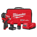 Kit de llave de impacto corta M12 FUEL™ de 3/8" Milwaukee 2562-22