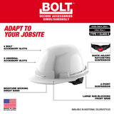 Casco con ala delantera amarillo con suspensión de trinquete de 4 puntos BOLT™ (EE. UU.): Tipo 1, Clase E Milwaukee 48-73-1102 - imagen 3