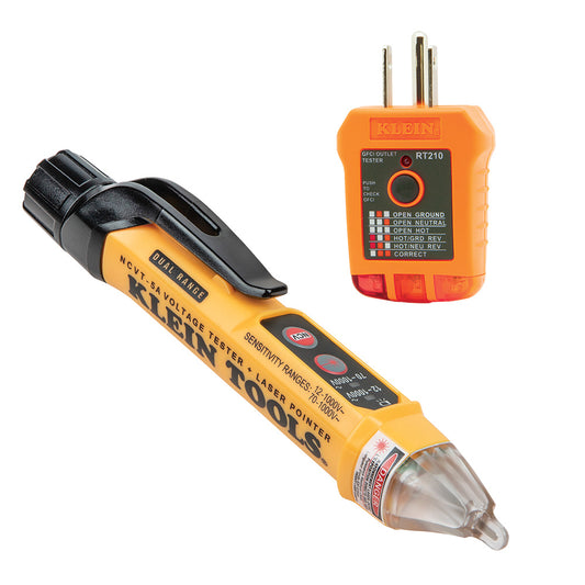 Probador voltaje y probador de polaridad mod.NCVT-5A y RT210 Klein Tools NCVT5KIT