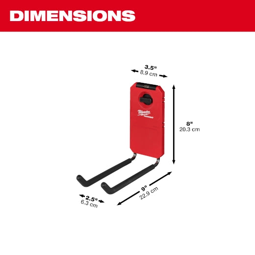 Gancho recto de 9" PACKOUT™ Milwaukee 48-22-8330 - imagen 3