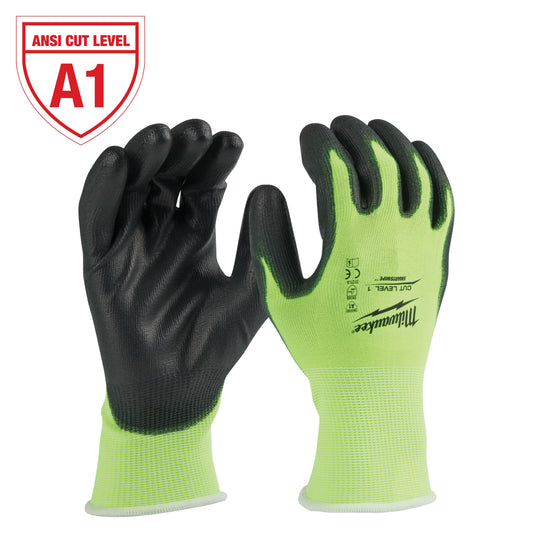 Guantes poliuretano nivel 1 de corte de alta visibilidad- XL Milwaukee 48-73-8913 – imagen 2