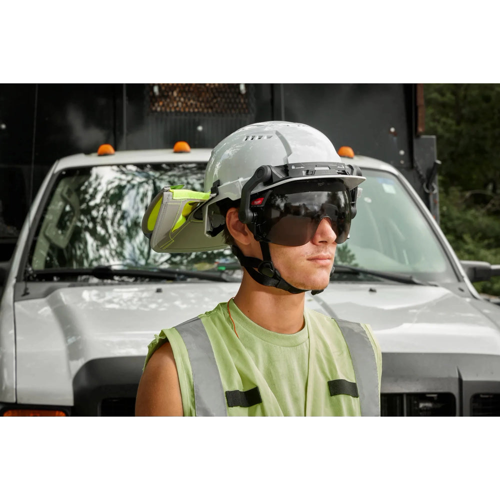 Casco de seguridad de ala delantera azul con ventilación (EE. UU.): Tipo 2, Clase C Milwaukee 48-73-1324 - imagen 6