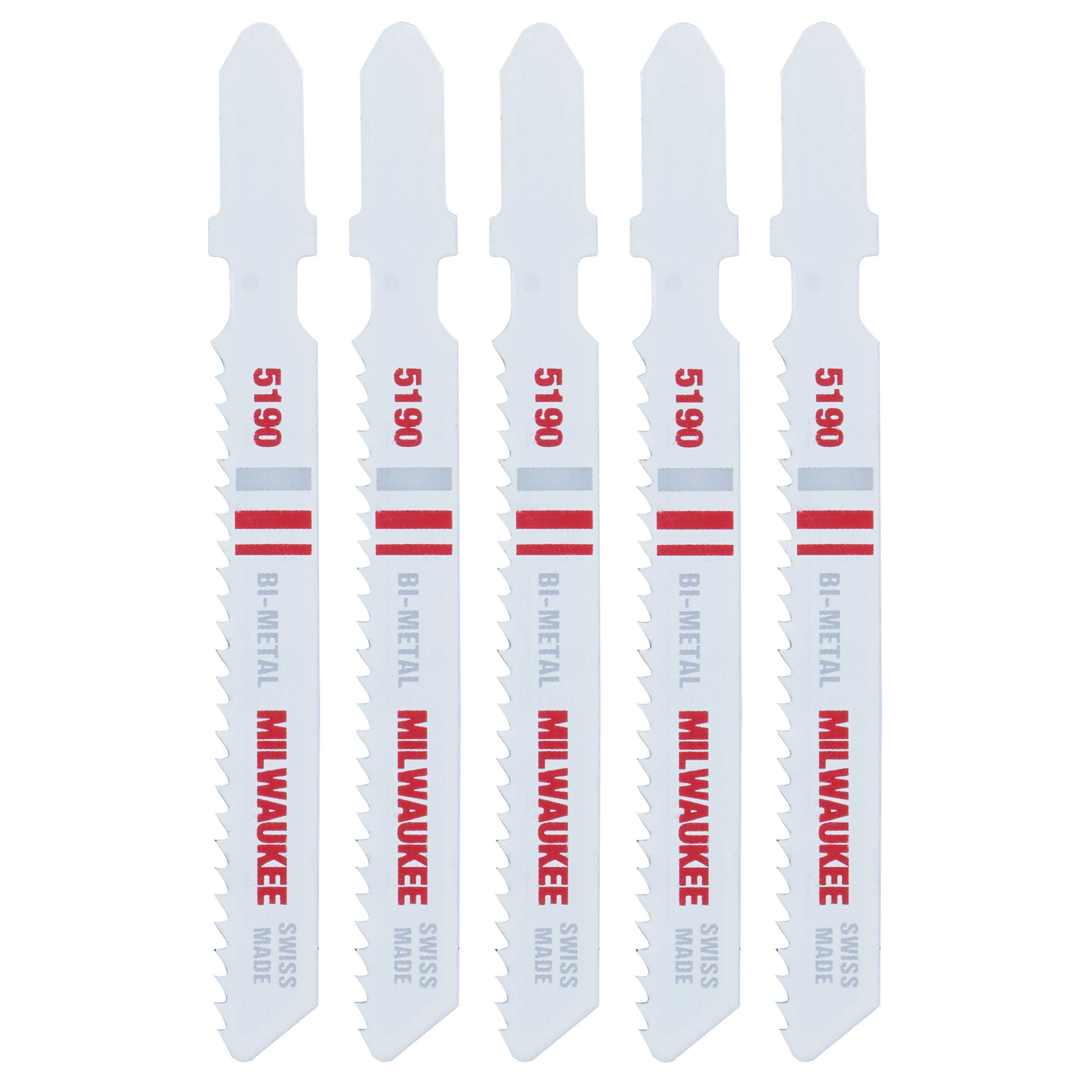 Hoja bimetálica para sierra caladora de 3" 14 TPI (paquete de 5) Milwaukee 48-42-5190