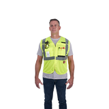 Chaleco de seguridad desprendible de malla amarillo de alta visibilidad Clase 2: 4XL/5XL Milwaukee 48-73-5124 - imagen 8