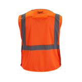 Chaleco de seguridad desprendible de malla naranja de alta visibilidad Clase 2: 2XL/3XL talla 2XL/3XL Milwaukee 48-73-5127 - imagen 2