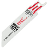 Hojas SAWZALL® de 4" y 18 TPI (paquete de 5 unidades) Milwaukee 48-00-5183