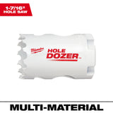 Broca sierra bimetálica Hole Dozer™ de 1-7/16" Milwaukee 49-56-0077 - imagen 2