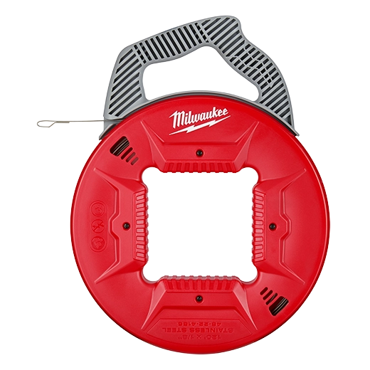 Cinta pasacable de acero inoxidable de 1/8" de 240' Milwaukee 48-22-4188