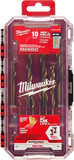 Juego de brocas de titanio métricas SHOCKWAVE Impact Duty™ RED HELIX™ de 10 piezas Milwaukee 48-89-4859 - imagen 2