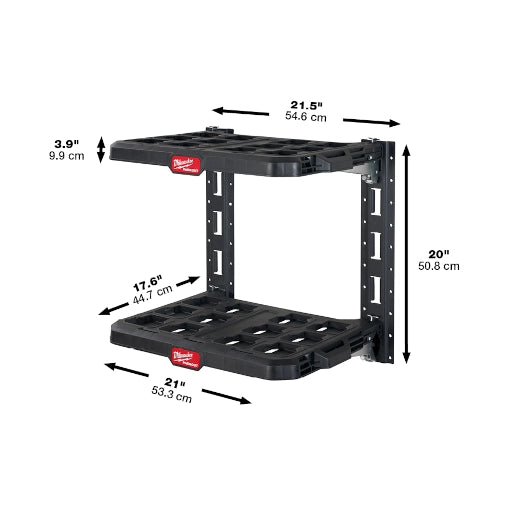 Kit de bastidores para 2 estantes PACKOUT™ Milwaukee 48-22-8480 - imagen 3