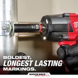Cubo profundo de 9/16" con boca de 3/8" de 6 puntas SHOCKWAVE Impact Duty™ Milwaukee 49-66-6122 - imagen 5