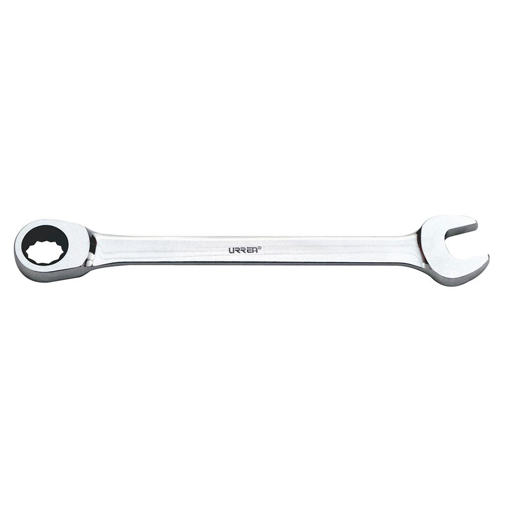 Llave combinada pulido espejo de matraca métrica, 12 puntas, 9 mm Urrea 1209MCM