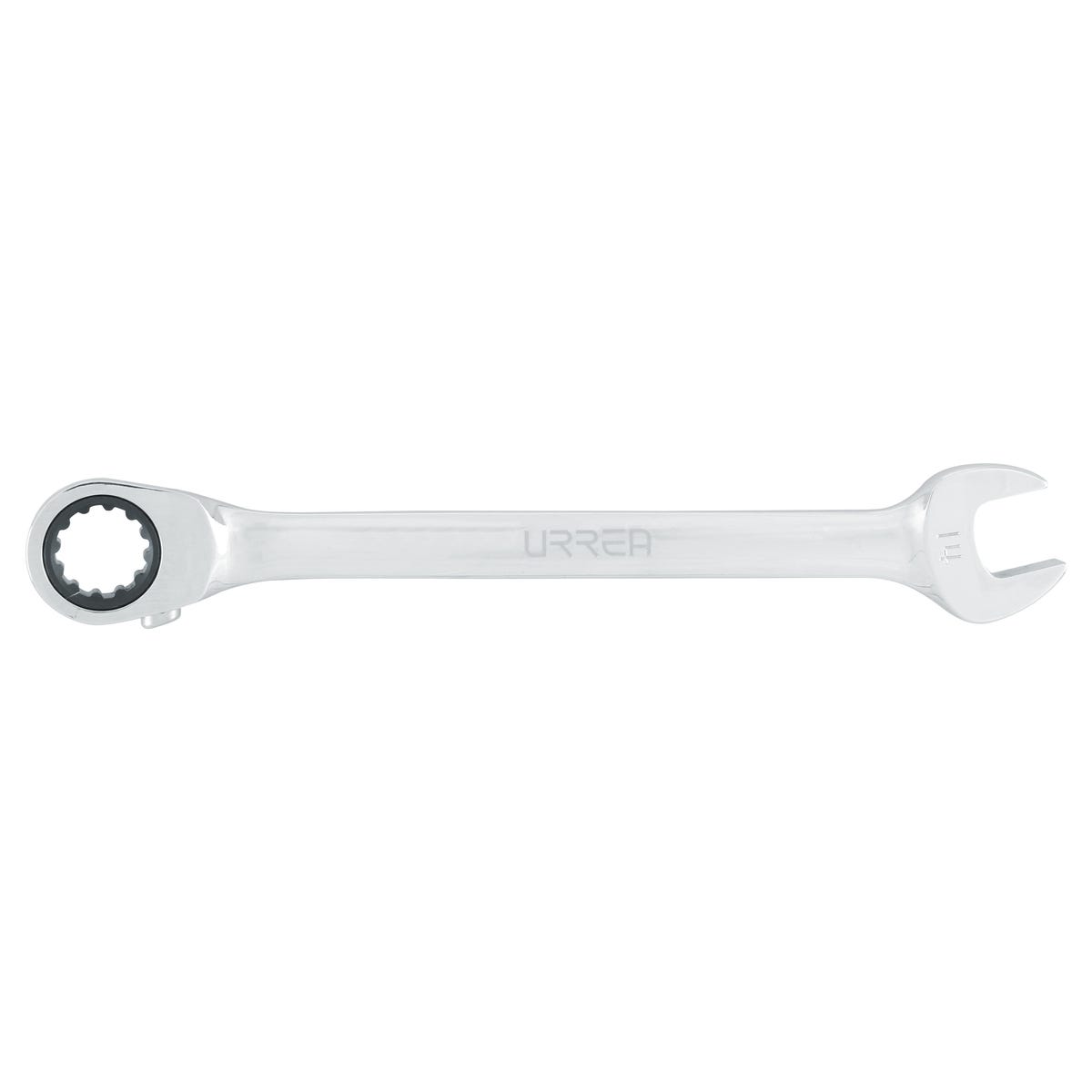 Llave combinada pulido espejo de matraca spline reversible en pulgadas, 7/16" Urrea 1214CMR - imagen 5