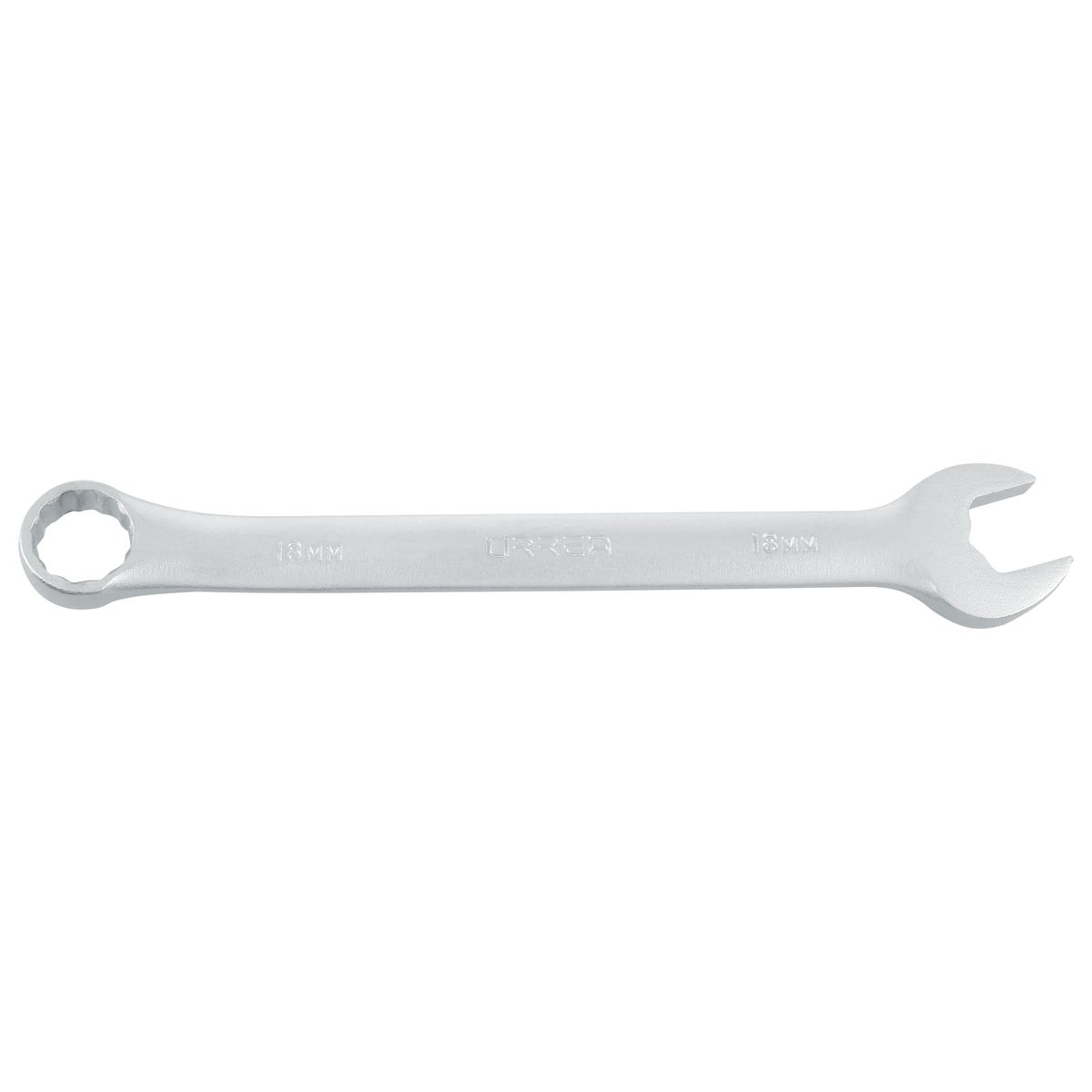 Llave combinada satinada métrica, 12 puntas, 18 mm Urrea 1218MA - imagen 2