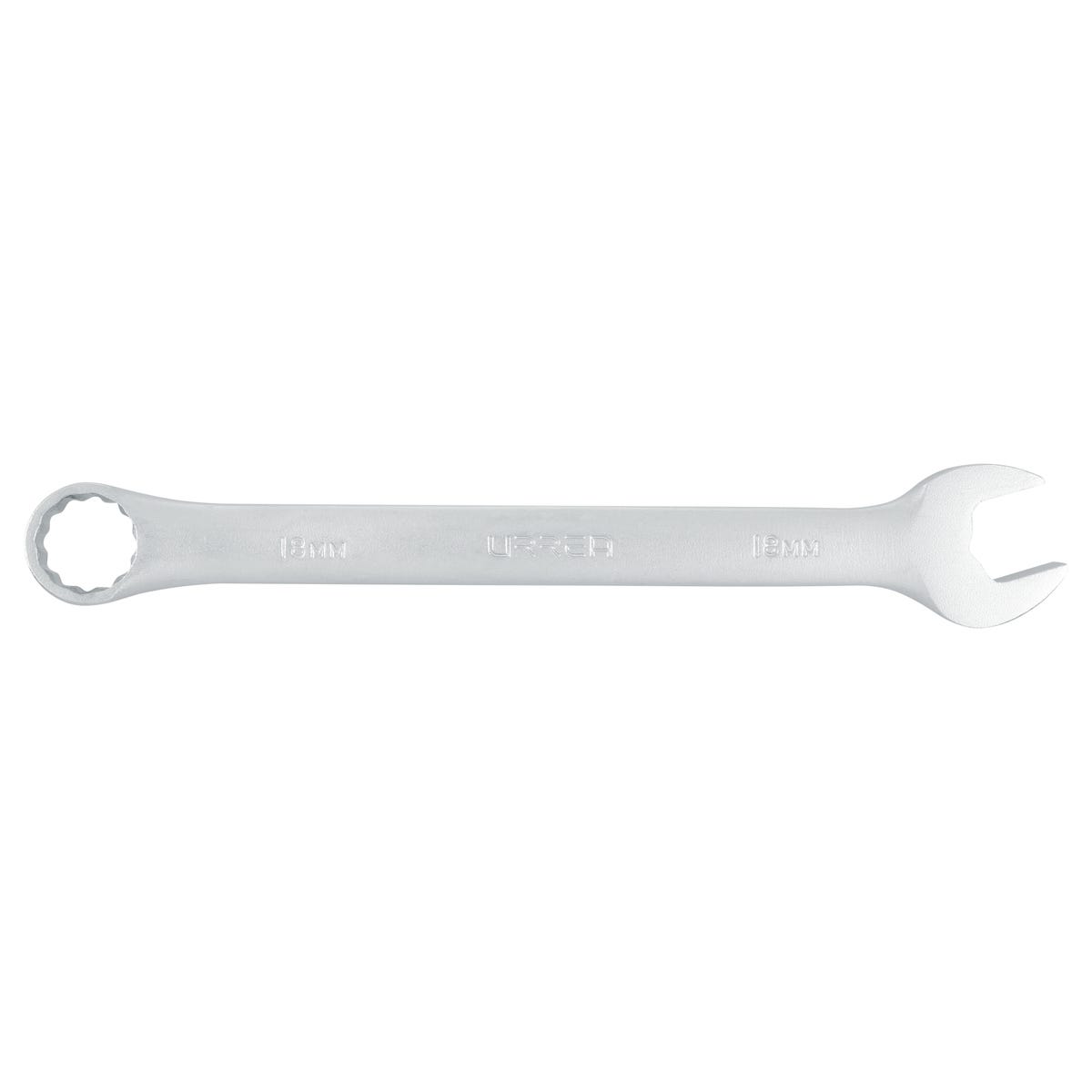 Llave combinada satinada métrica, 12 puntas, 18 mm Urrea 1218MA - imagen 3