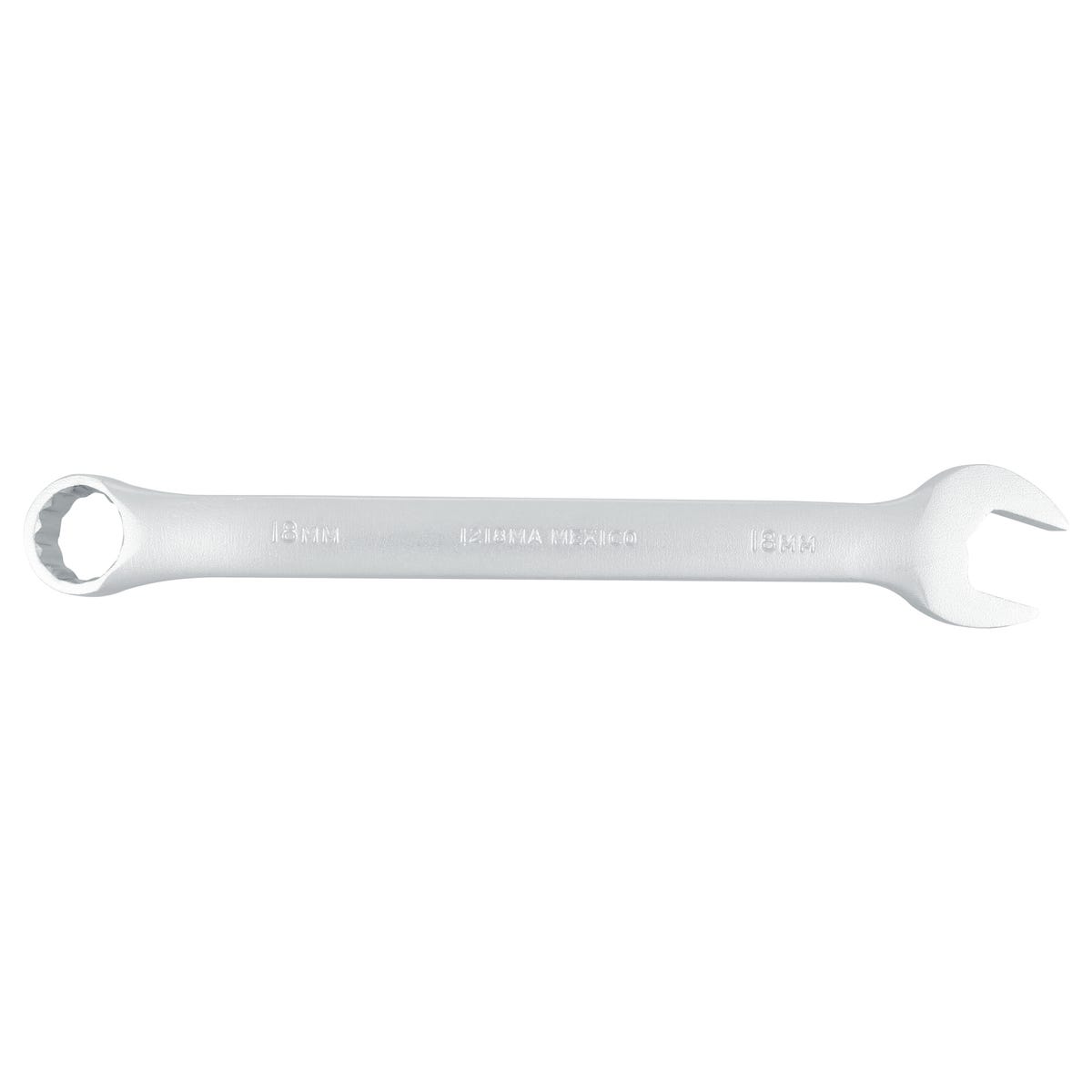 Llave combinada satinada métrica, 12 puntas, 18 mm Urrea 1218MA - imagen 4