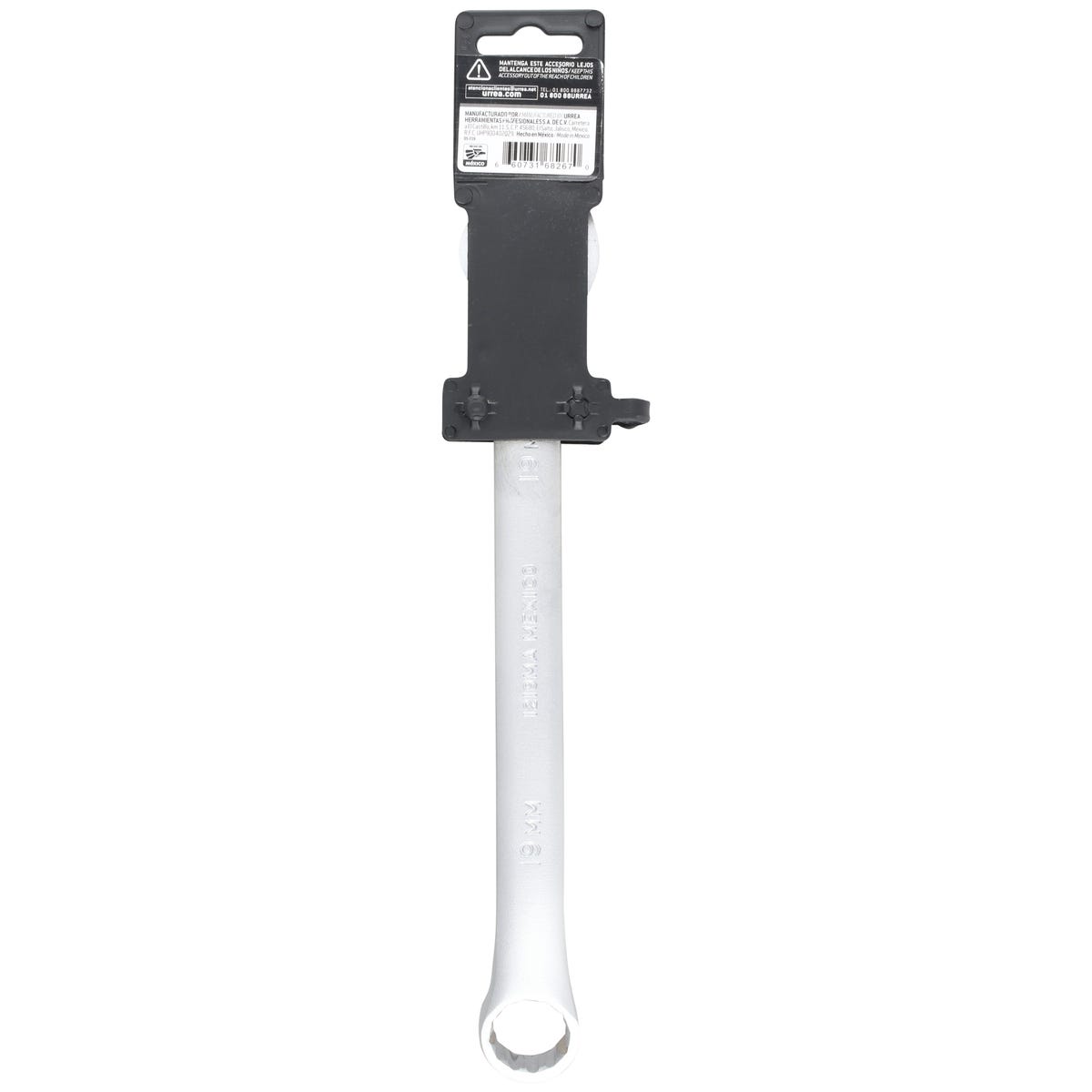 Llave combinada satinada métrica, 12 puntas, 19 mm Urrea 1219MA - imagen 4