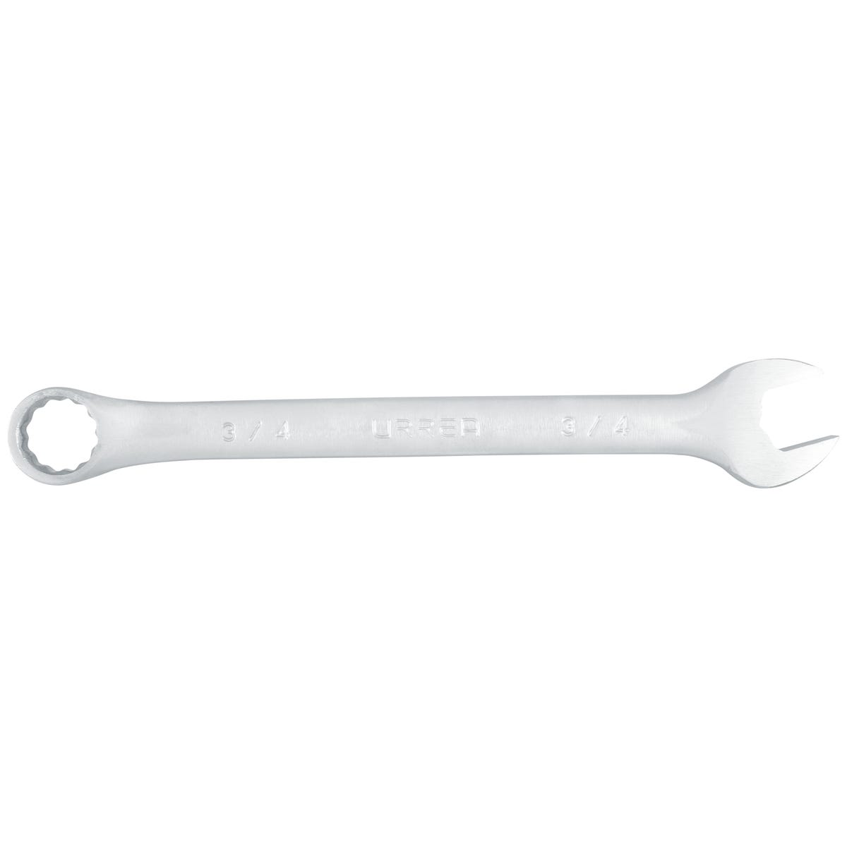 Llave combinada satinada en pulgadas, 12 puntas, 3/4" Urrea 1224A