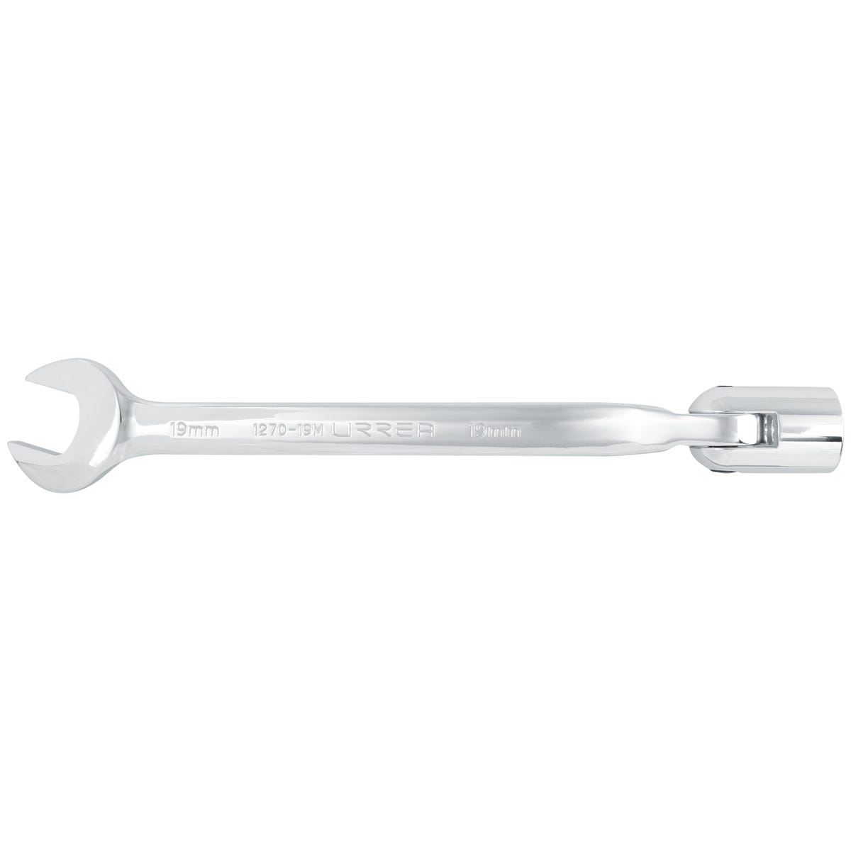 Llave combinada flexible pulido espejo métrica, 12 puntas, 19 mm Urrea 1270-19M - imagen 8