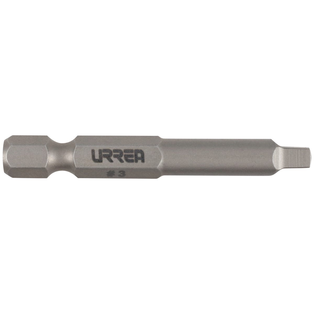 Punta cuadrada de poder hexágono de 1/4", #3 x 1-15/16" Urrea 13058X