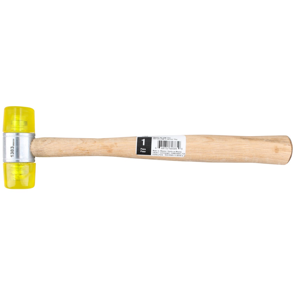 Martillo con tapas plásticas con mango de madera de 11-1/2", 13 oz Urrea 1383 - imagen 5