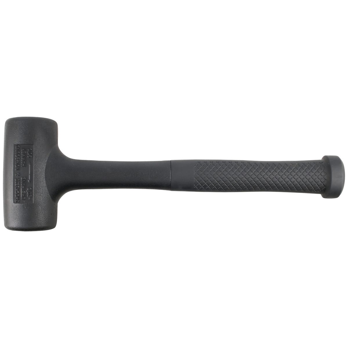 Mazo de golpe seco tapas fijas de alto impacto con mango 10-5/64", 24 oz Urrea 1424G - imagen 7