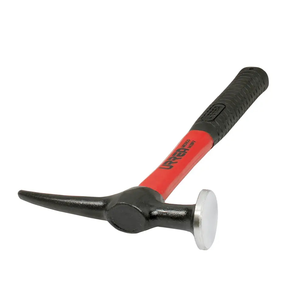 Martillo para laminero con mango de fibra de vidrio de 13", desabollador Urrea 1428FV