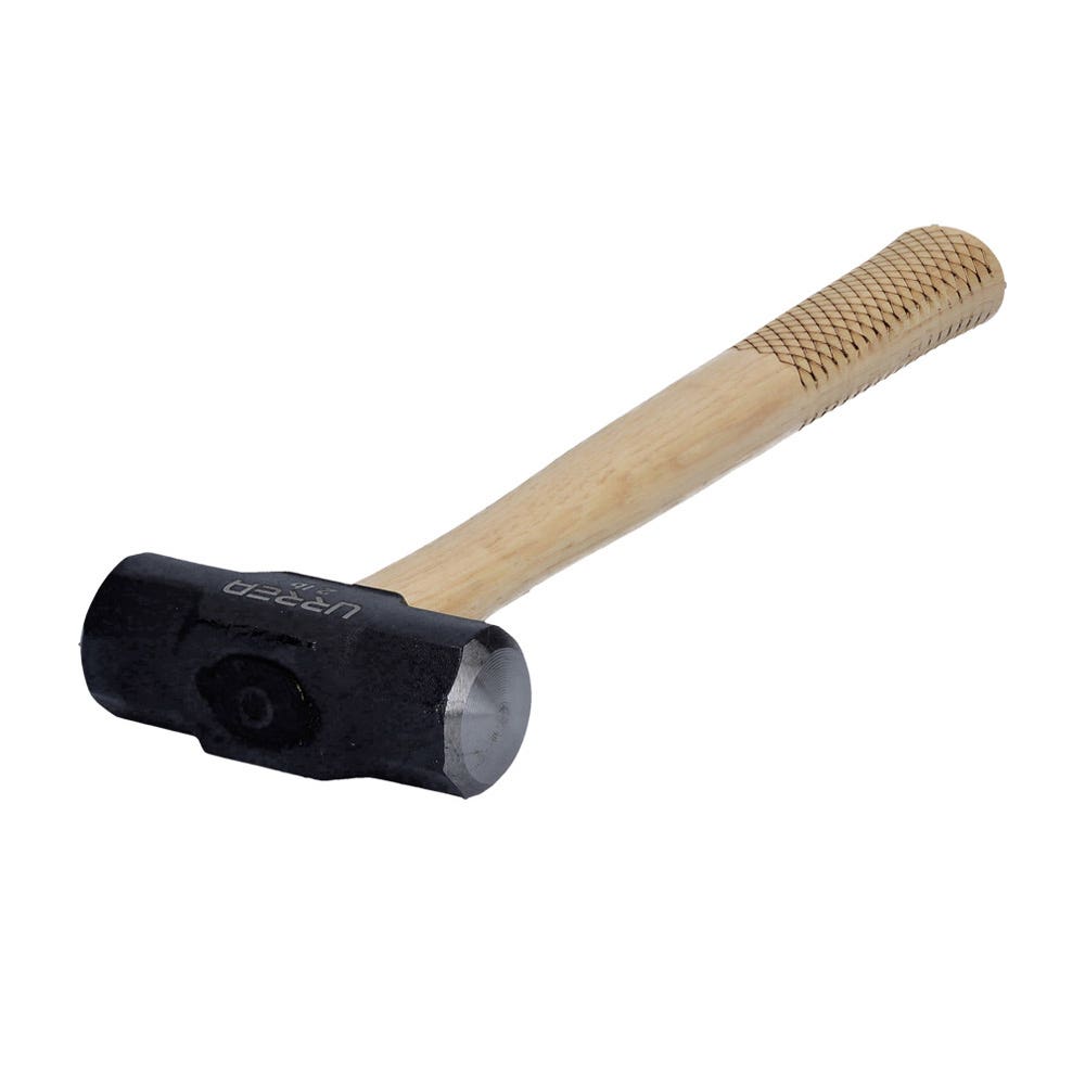 Marro octagonal cabeza maquinada con mango de madera 16", 2 lb Urrea 1433EG