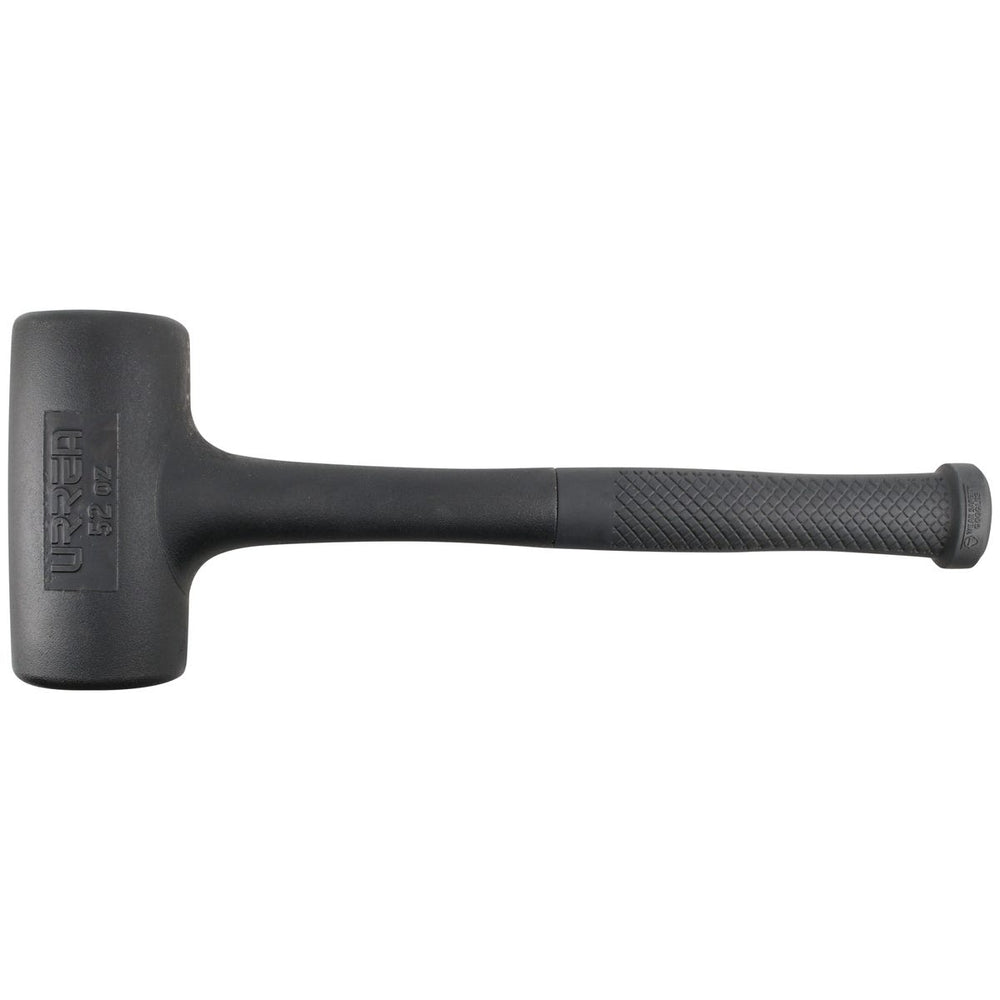 Mazo de golpe seco tapas fijas de alto impacto con mango 12-1/8", 52 oz Urrea 1452G - imagen 5