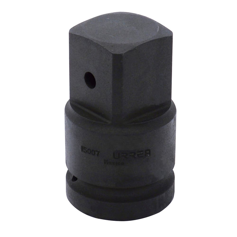 Adaptador con barreno pasado para dado de impacto cuadro de 1" hembra a 1-1/2" macho Urrea 15007