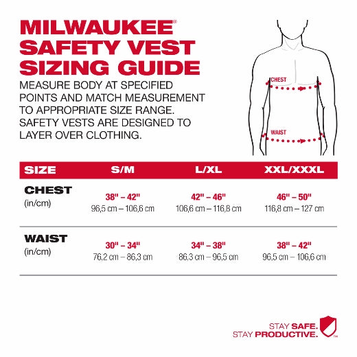 Chaleco de seguridad desprendible de malla naranja de alta visibilidad Clase 2: 2XL/3XL talla 2XL/3XL Milwaukee 48-73-5127 - imagen 7