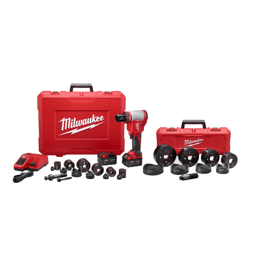 Kit de herramienta perforadora M18™ FORCE LOGIC™ de 10 toneladas de 1/2" a 4" Milwaukee 2676-23