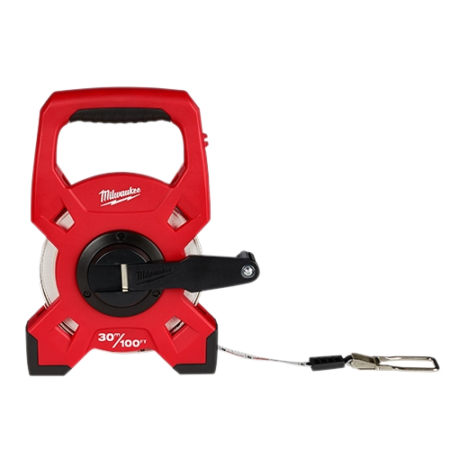Cinta métrica larga con carrete abierto de fibra de vidrio de 30 m/100' Milwaukee 48-22-5330