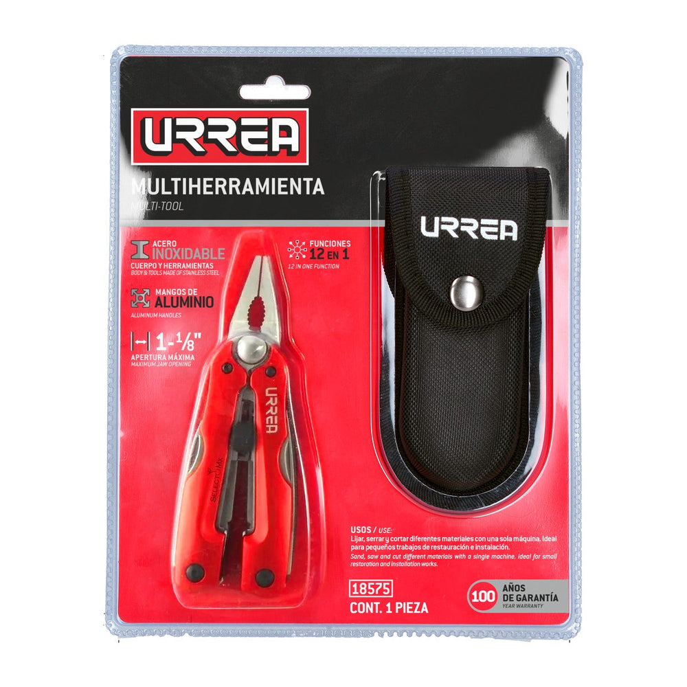 Pinza multiherramienta 12 en 1 de 6" Urrea 18575 - imagen 3