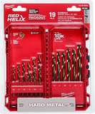 Juego de brocas de cobalto métricas RED HELIX™ de 19 piezas Milwaukee 48-89-2530 - imagen 2