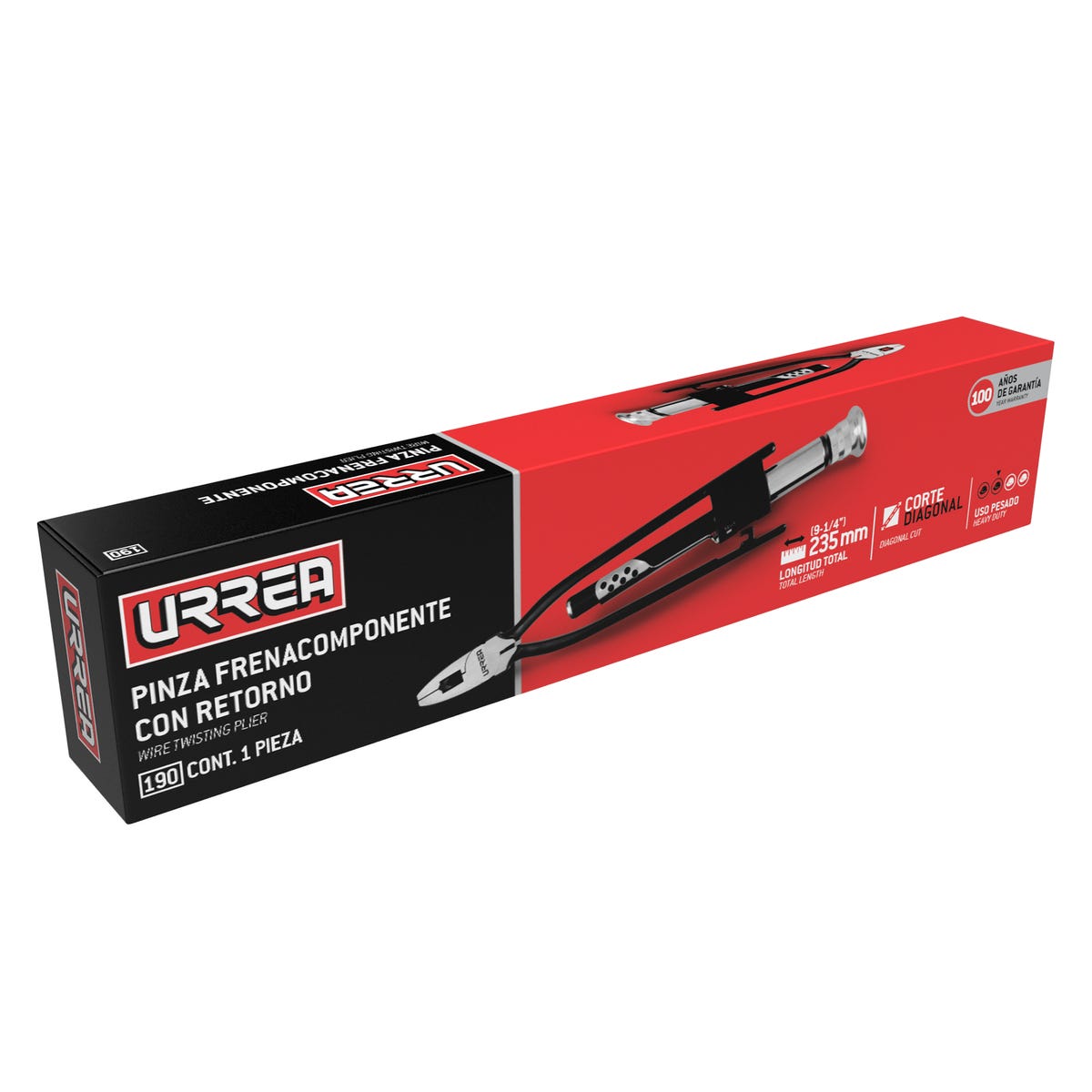 Pinza frena componente con retorno 9-1/4" Urrea 190 - imagen 3