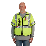Chaleco de seguridad amarillo de gran visibilidad clase 3, AR/FR Cat. 1, tallas S/M Milwaukee 48-73-5321 - imagen 8