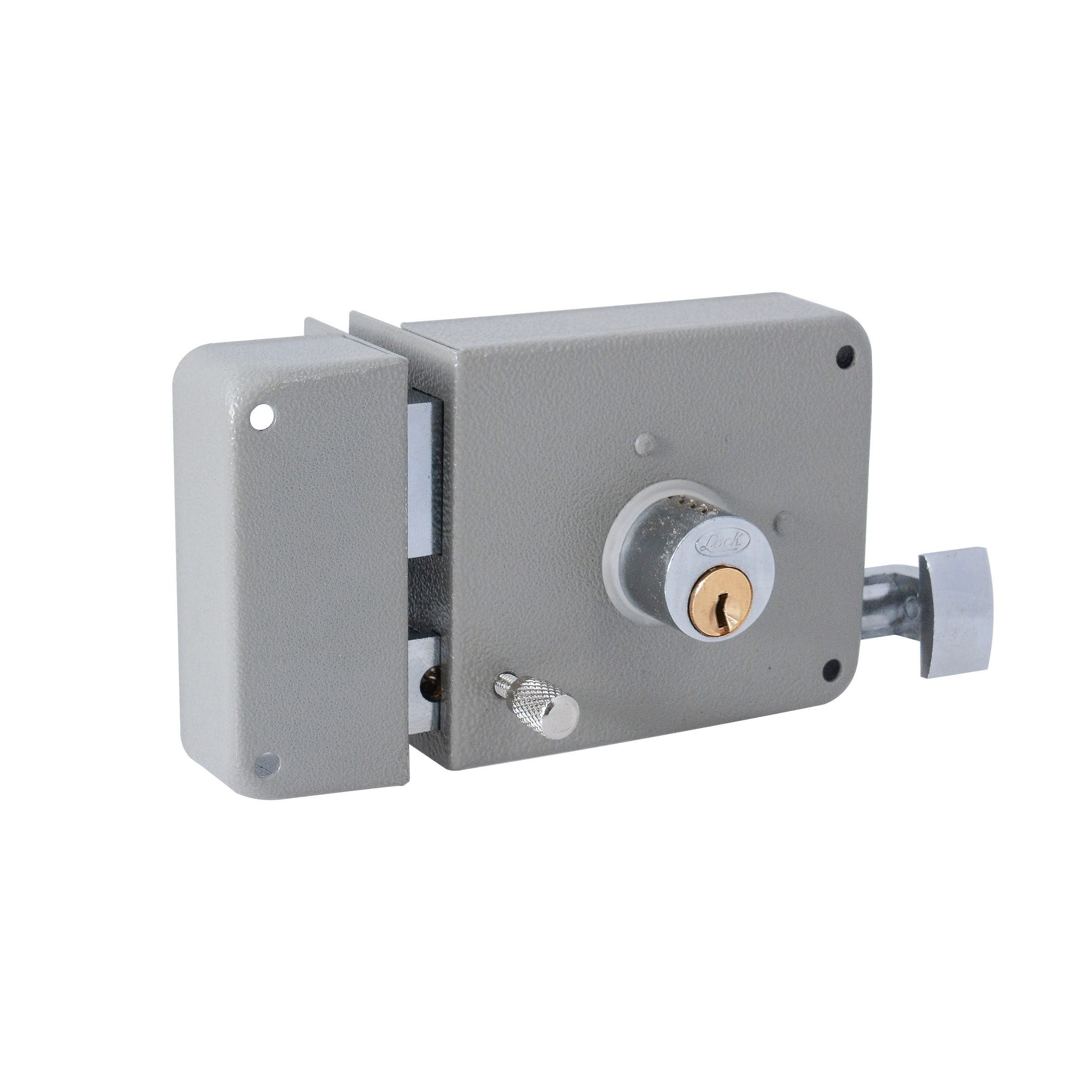 Cerradura de sobreponer función instala fácil, izquierda, llave estándar, en caja Lock 19CS