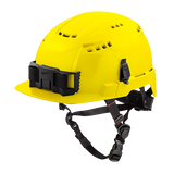 Casco de seguridad de ala delantera amarillo con ventilación: Tipo 2, Clase C Milwaukee 48-73-1322