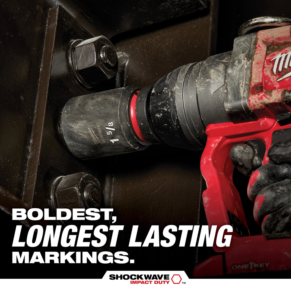 Cubo profundo de 1-5/8" con boca de 3/4" de 6 puntas SHOCKWAVE Impact Duty™ Milwaukee 49-66-6349 - imagen 3