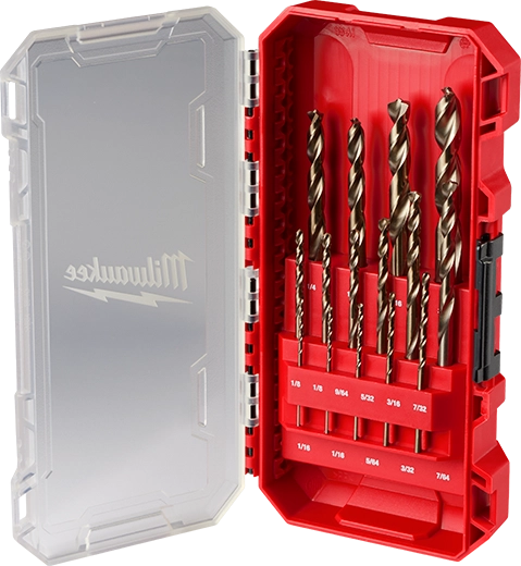 Juego de brocas de cobalto RED HELIX™ de 15 piezas Milwaukee 48-89-2370