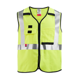 Chaleco de seguridad amarillo de gran visibilidad clase 2 AR/FR Cat. 1- S/M Milwaukee 48-73-5301