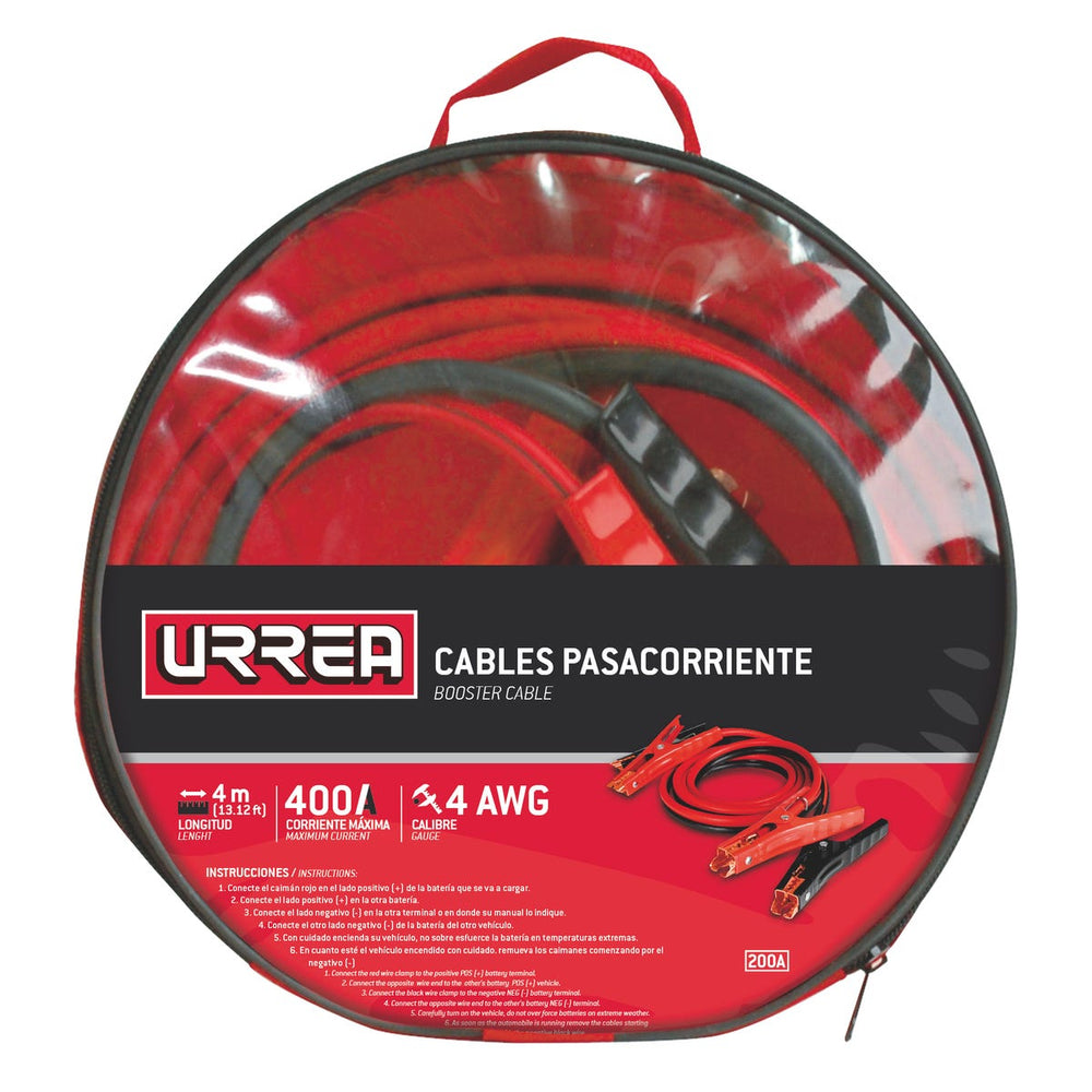 Cables pasa corriente, 4.8 m Urrea 200A - imagen 3