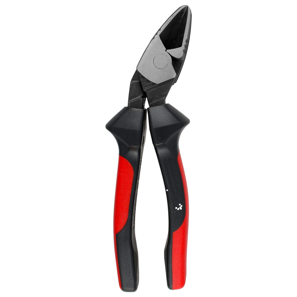 Pinza para electricista con mango bimaterial ergonómica alta palanca corte diagonal de 7" Urrea 207GE - imagen 8