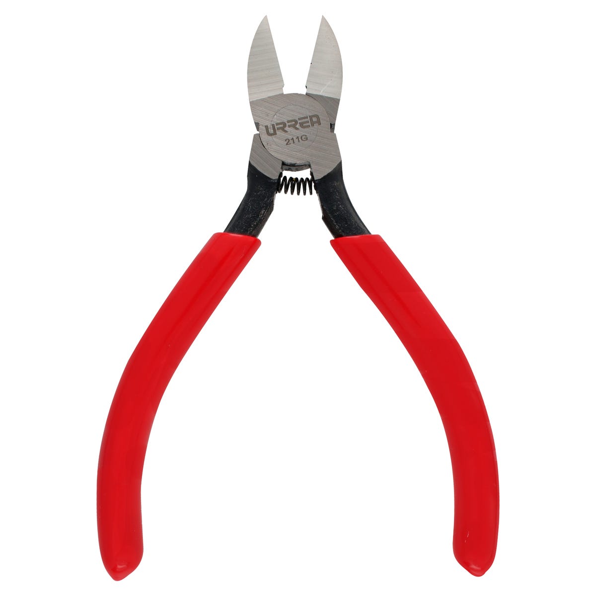 Pinza corte al ras para plástico y materiales no ferroso con mango rubber grip 5" Urrea 211G