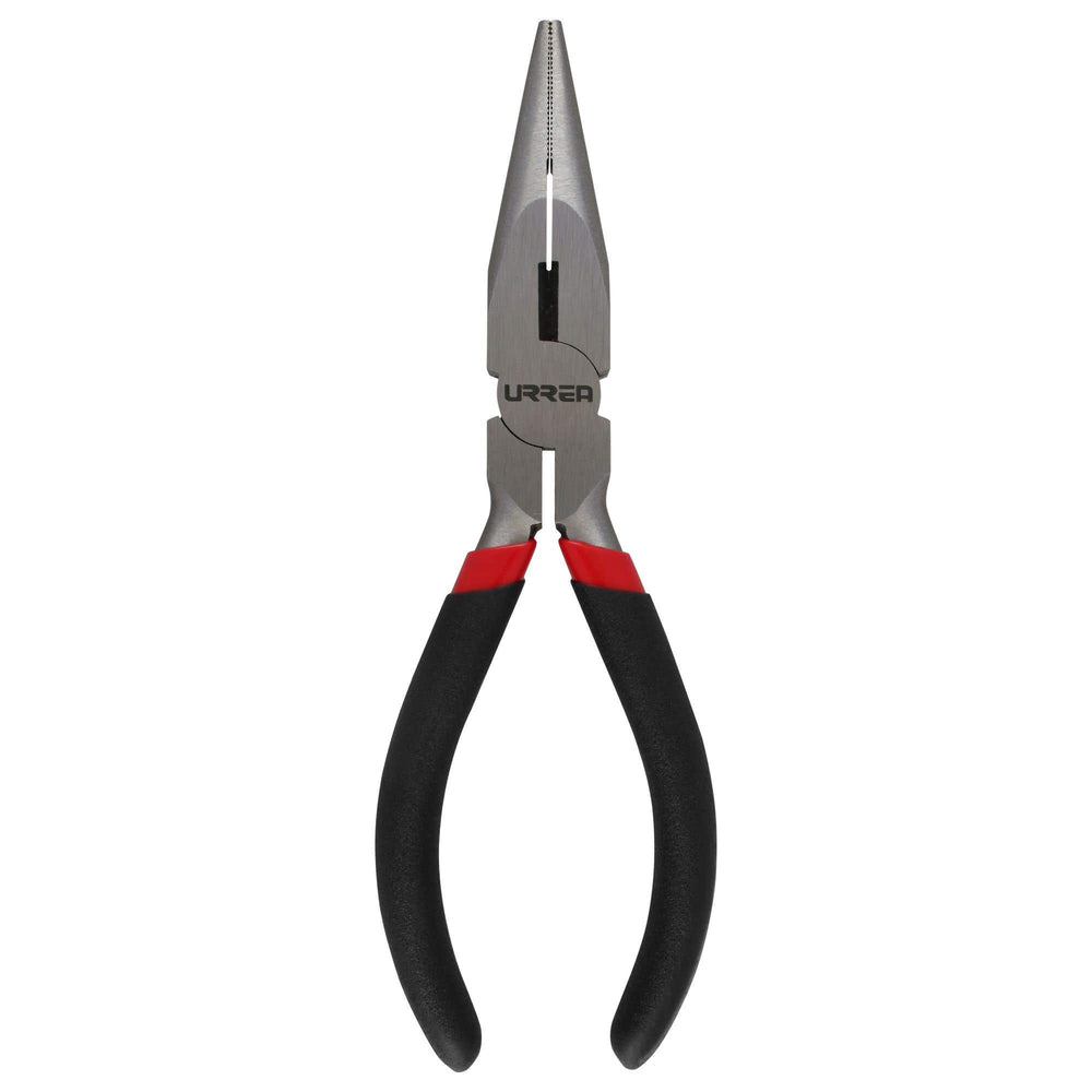Pinza para electricista con mango rubber grip punta larga corte lateral de 6-3/4" Urrea 226GI - imagen 8