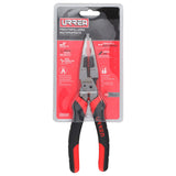 Pinza multipropósitos con mango bimaterial punta larga corte lateral de 8" Urrea 2292MP - imagen 4